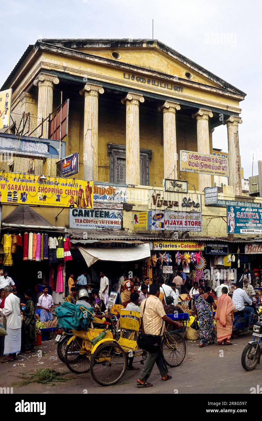 Heritage Building, Pachaiyappa's hall built in 1850 in town