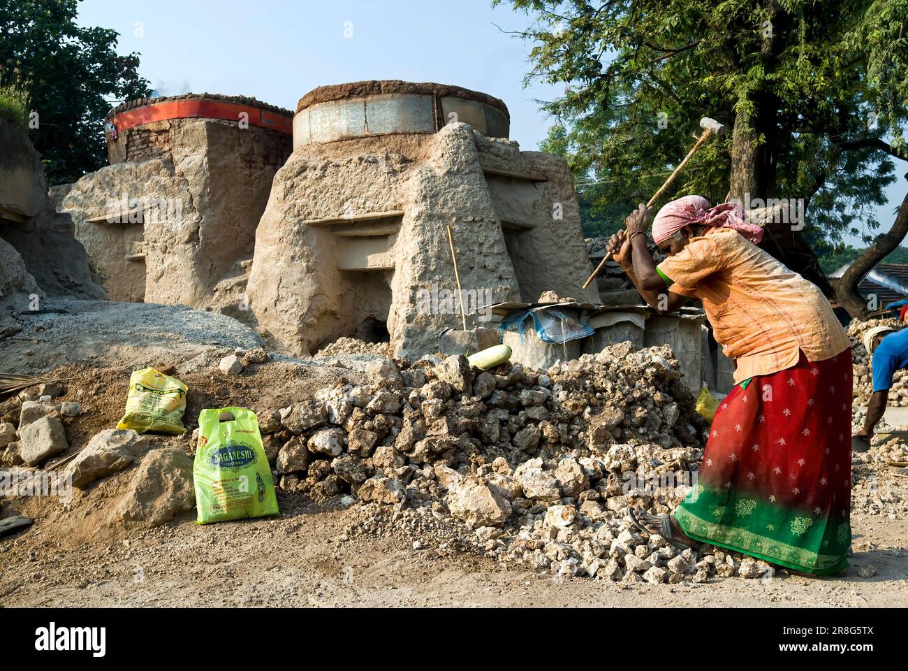 Sunnambu Kalavai, lime kiln is a kiln used to produce quicklime by the
