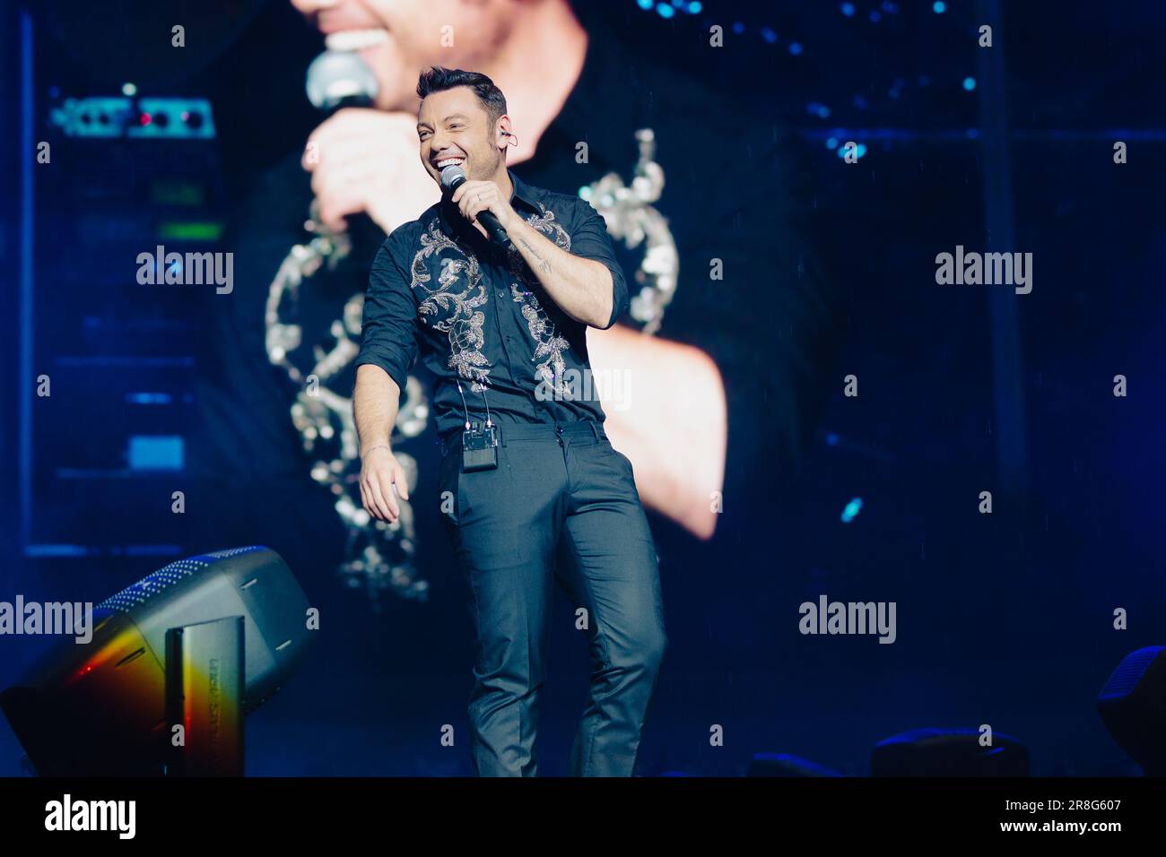 Tiziano §Ferro in concerto allo Stadio San Siro di Milano Stock Photo Alamy