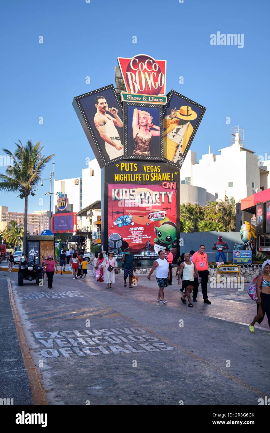 Coco Bongo Cancun Yucatan Mexico Stock Photo Alamy