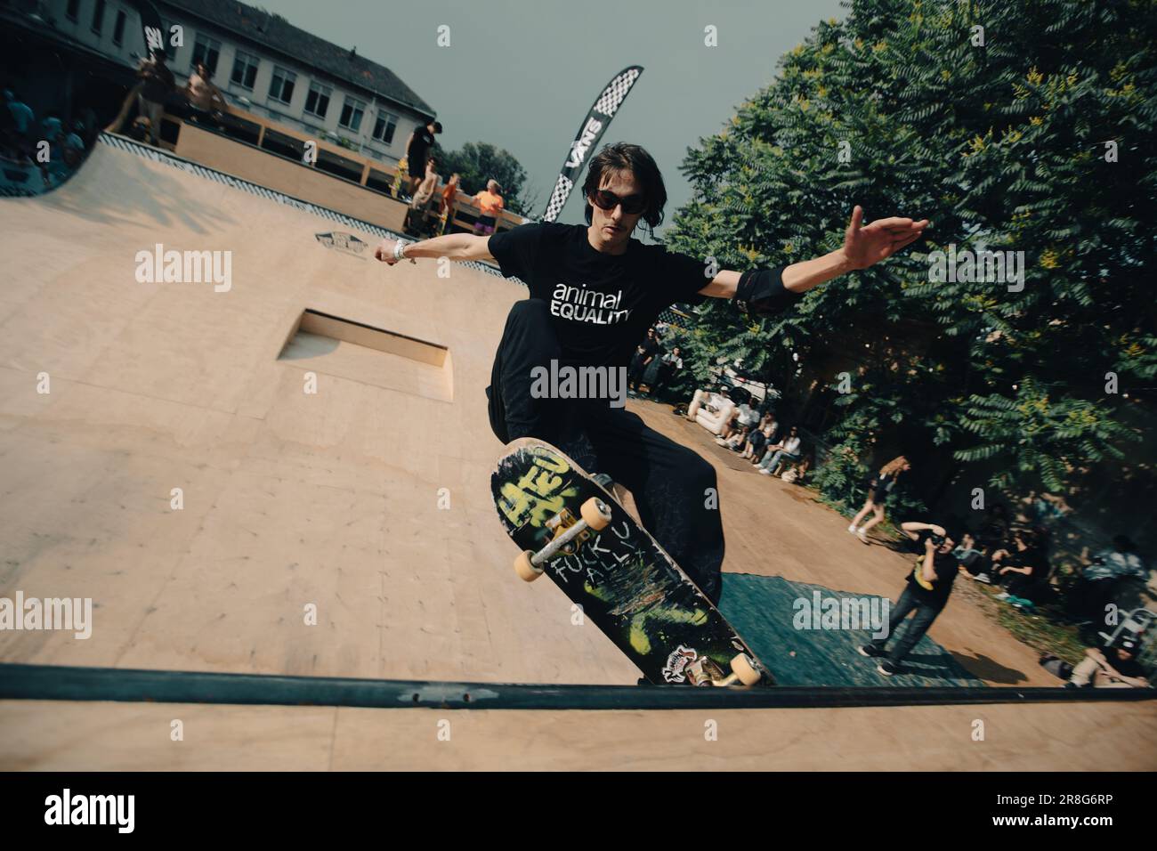Skate And Surf Film Festival Stock Photo Alamy