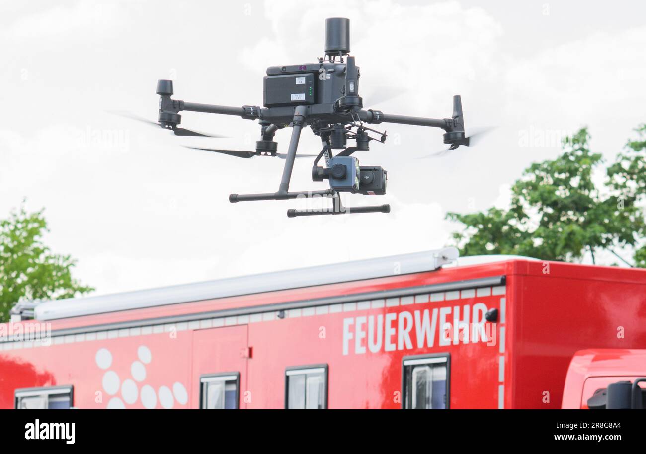 Firefighting drones hi res stock photography and images Alamy