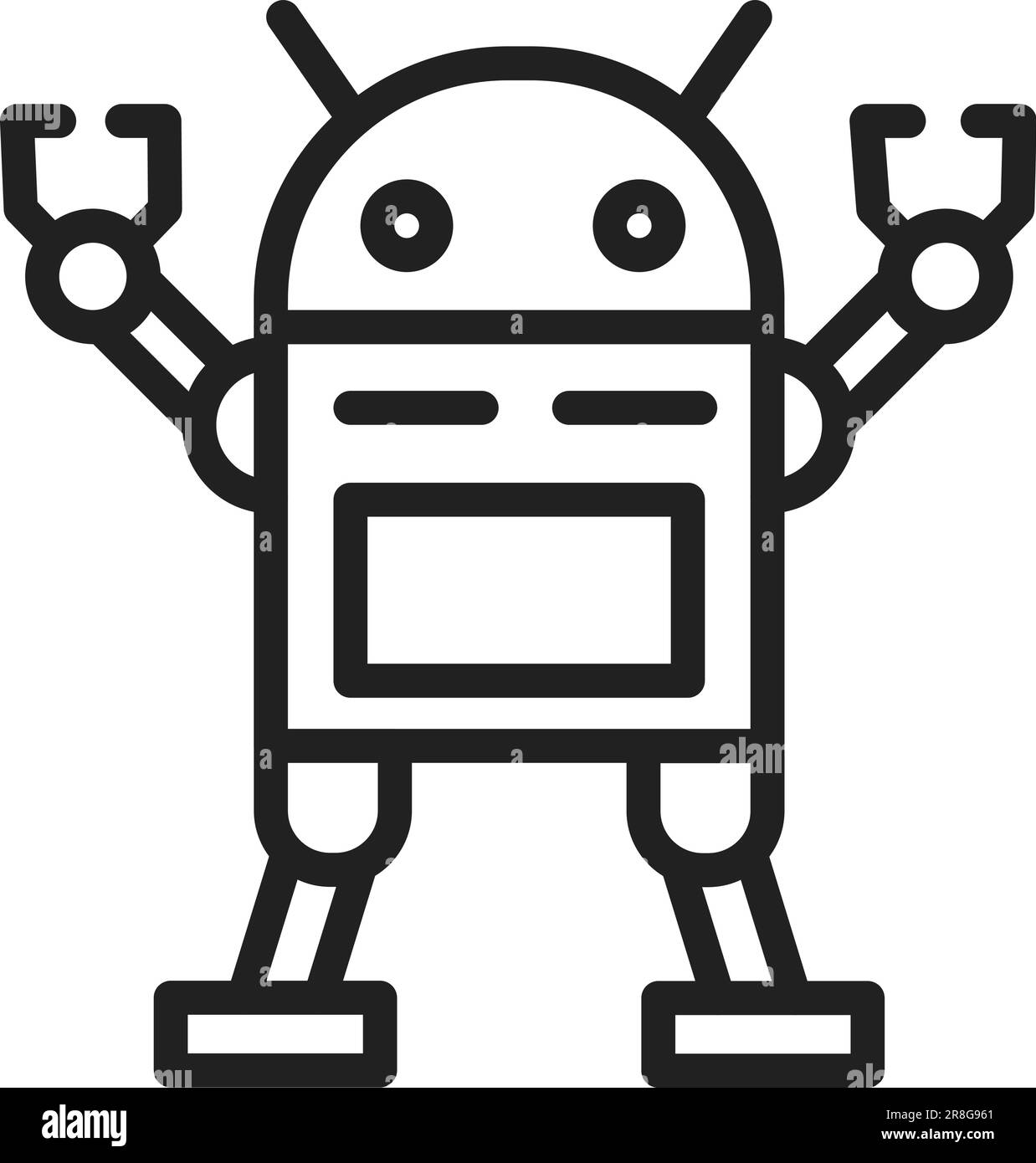 Robotics Icon Image Stock Vector Image & Art - Alamy