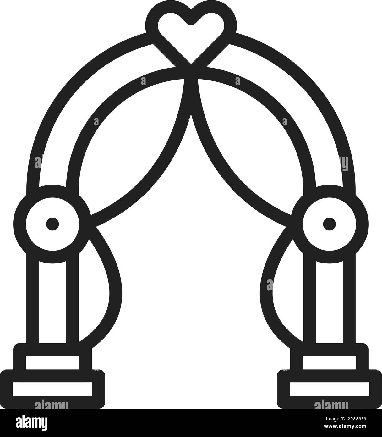 Wedding Arch Icon Image Stock Vector Image & Art - Alamy