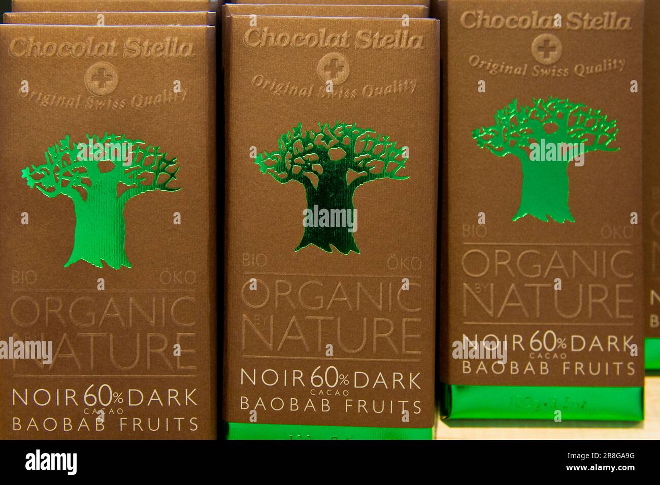 Chocolate Factory Stella, Giubiasco, Canton Ticino, Switzerland Stock Photo