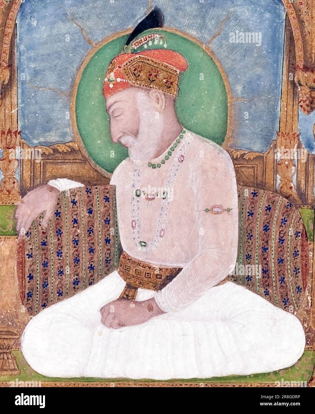 SHAH ALAM II  (1728-1806)  Mughal Emperor Stock Photo
