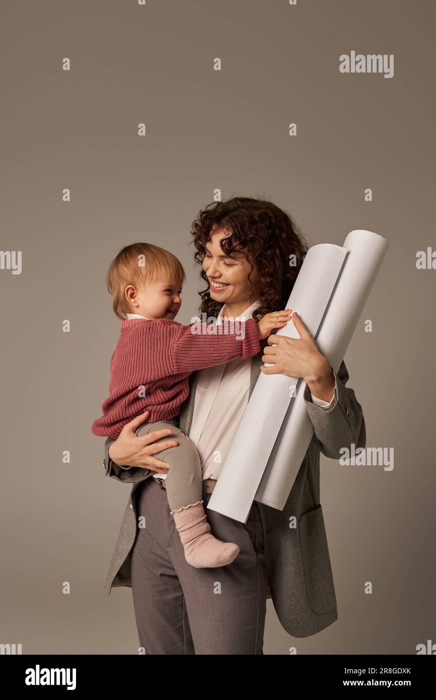 building successful career, multitasking woman, professional ...