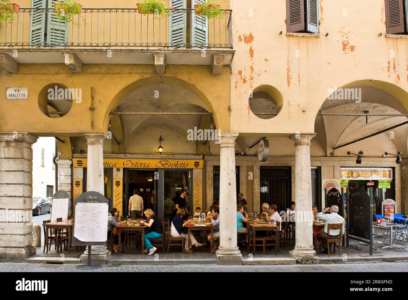 Antica Osteria Broletto, Mantua, Italy Stock Photo