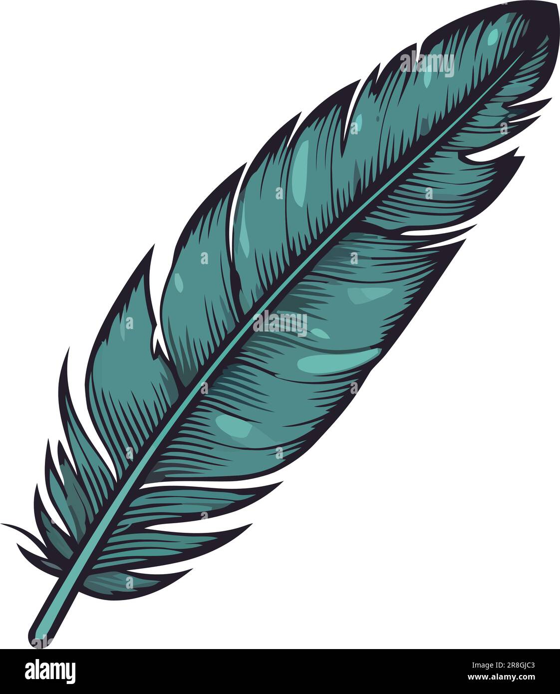 Wing Feather Vector File Flying feather, animal wing Stock Vector Image & Art - Alamy