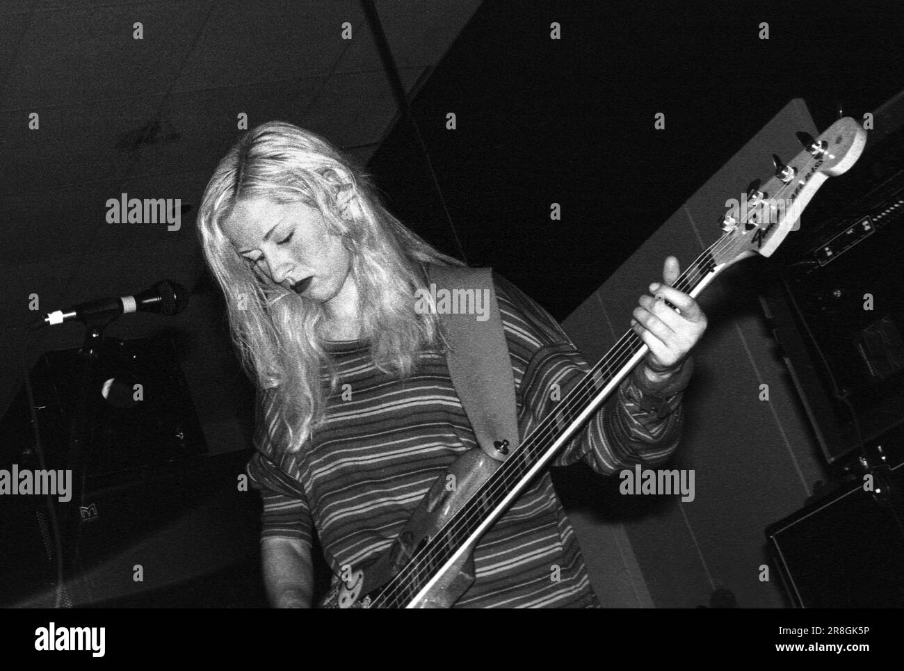 D'arcy Wretzky of Smashing Pumpkins playing the Siamese Dream Tour at The  Great Hall at, image size:1300x965
