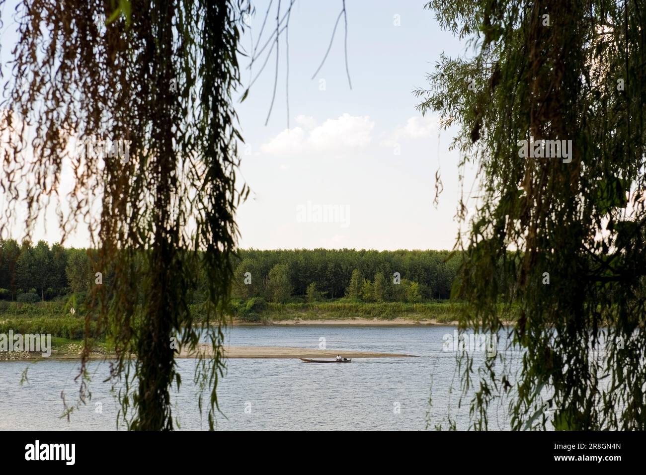 Po River, Lombardy, Italy Stock Photo