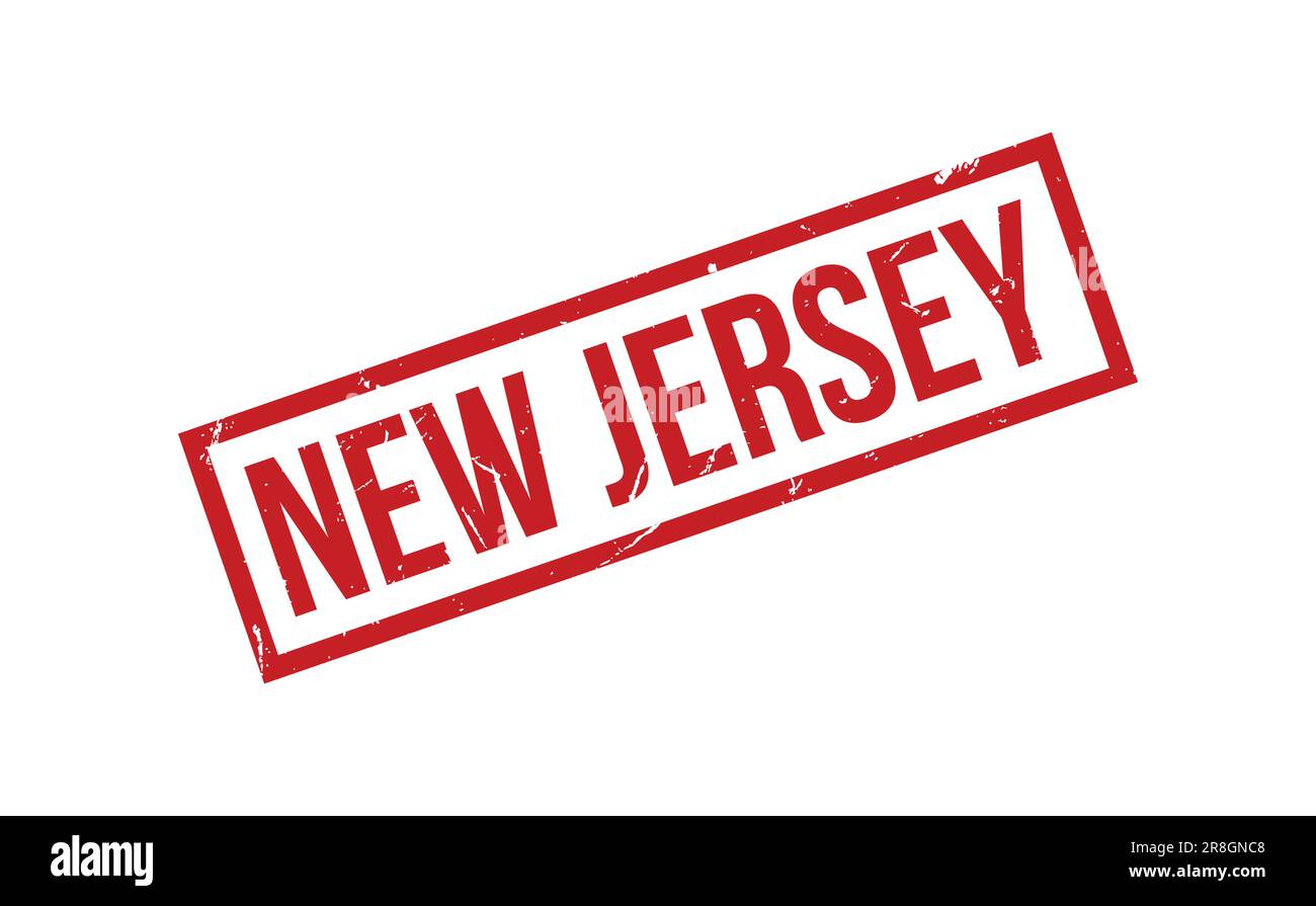 New Jersey Rubber Stamp Seal Vector Stock Vector Image & Art Alamy