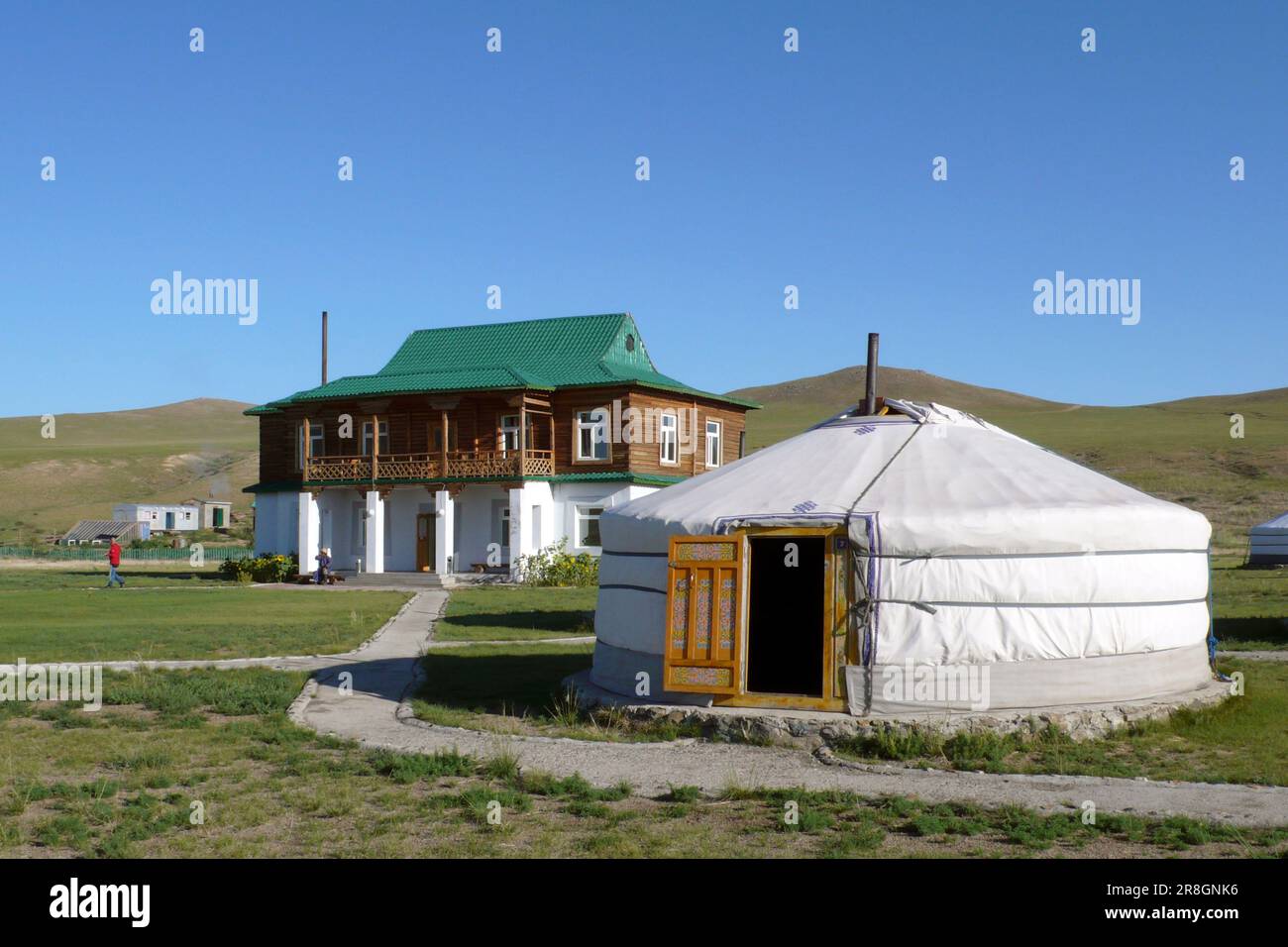 Steppe Nomads Resort, Gun Galuut, Mongolia Stock Photo - Alamy
