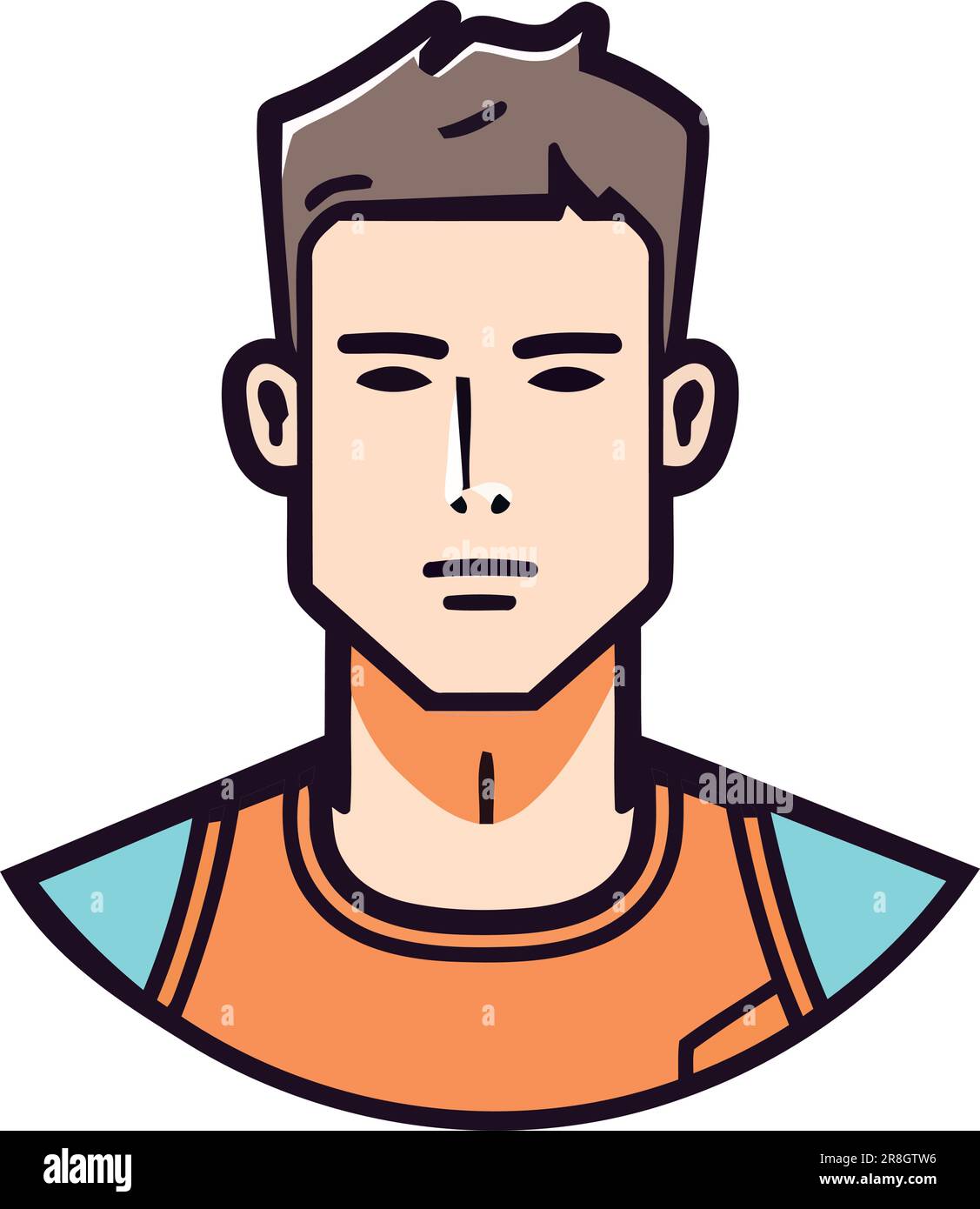 Muscular athlete icon symbolizes sport stock vector image art alamy