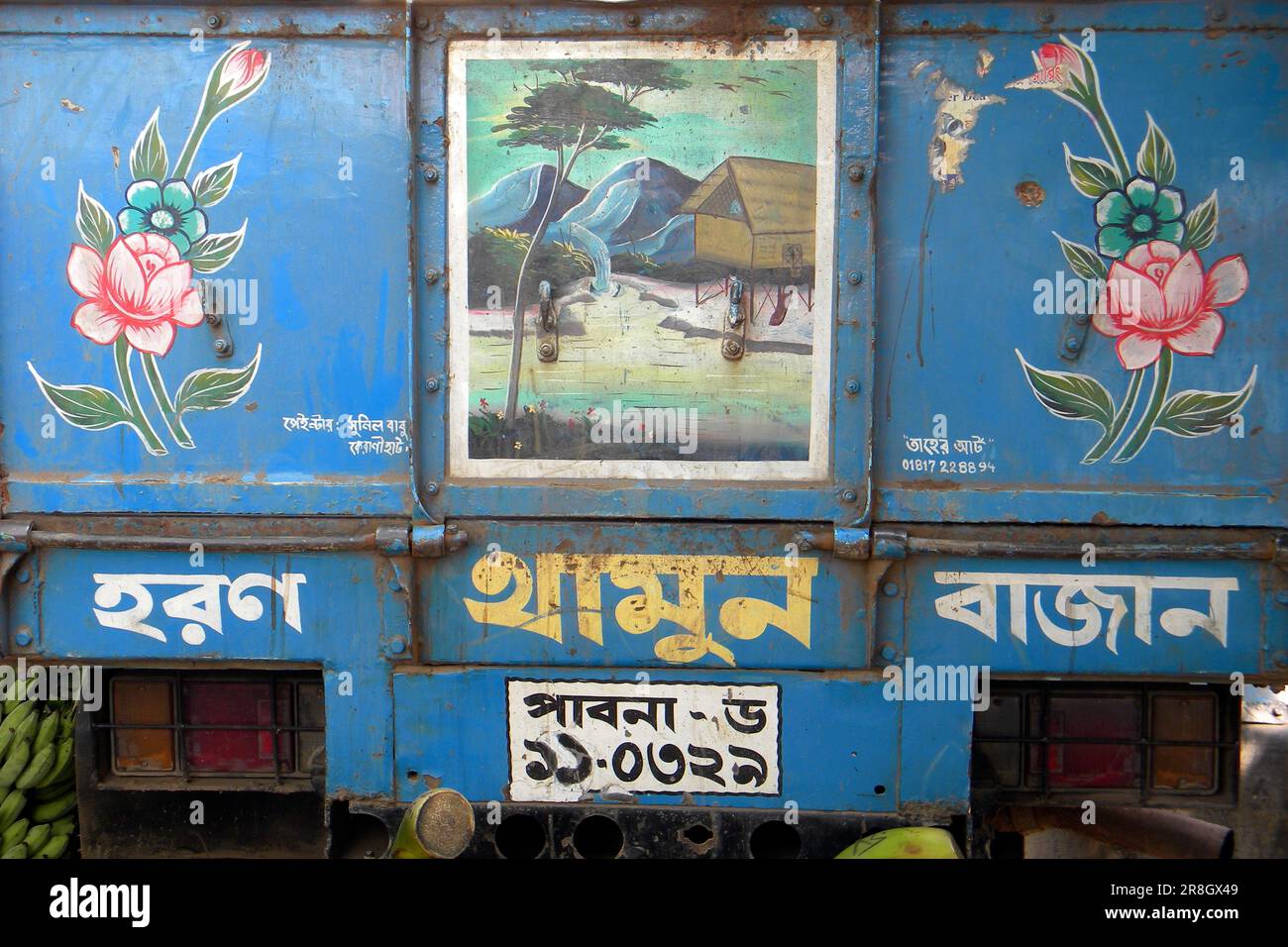 Traditional Truck, Bandarban, Bangladesh Stock Photo