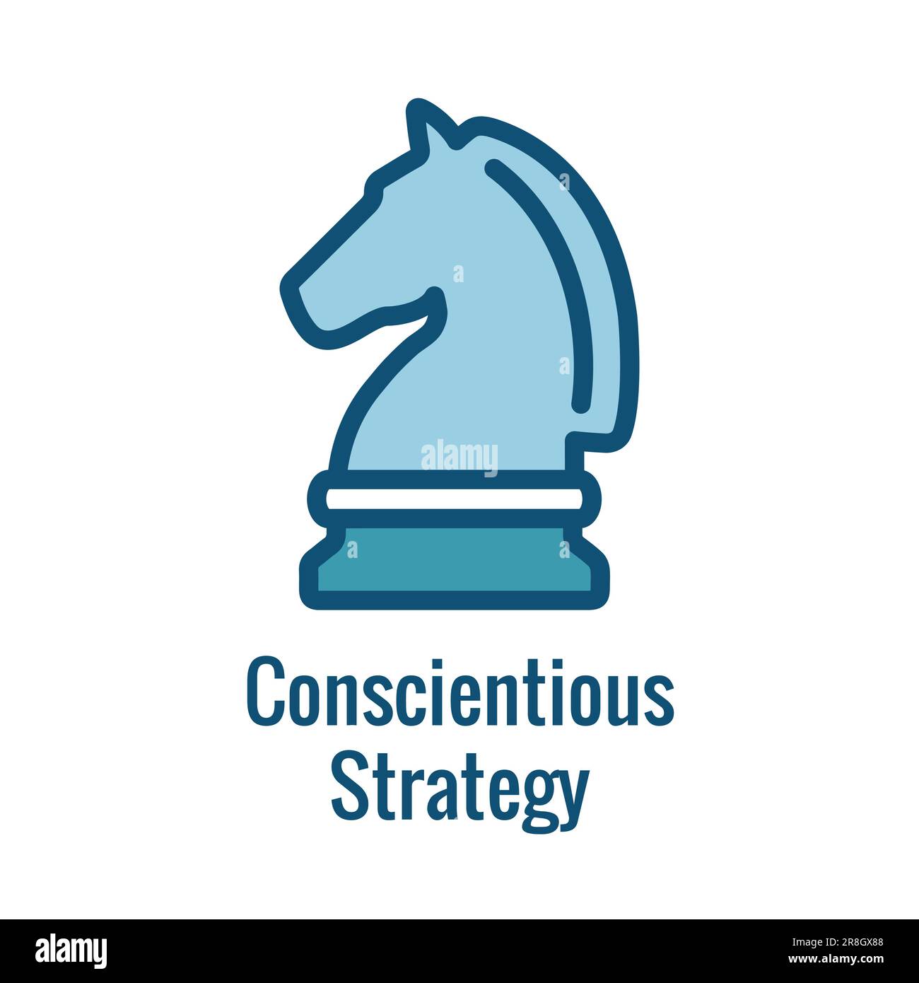 Business and Corporate Ethics Showing Company Values Icon with Single