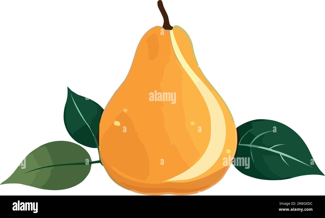 Ripe fruit pear healthy eating icon Stock Vector Image & Art - Alamy