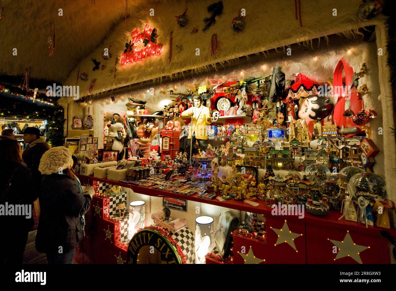 Christmas Markets, Basel, Switzerland Stock Photo