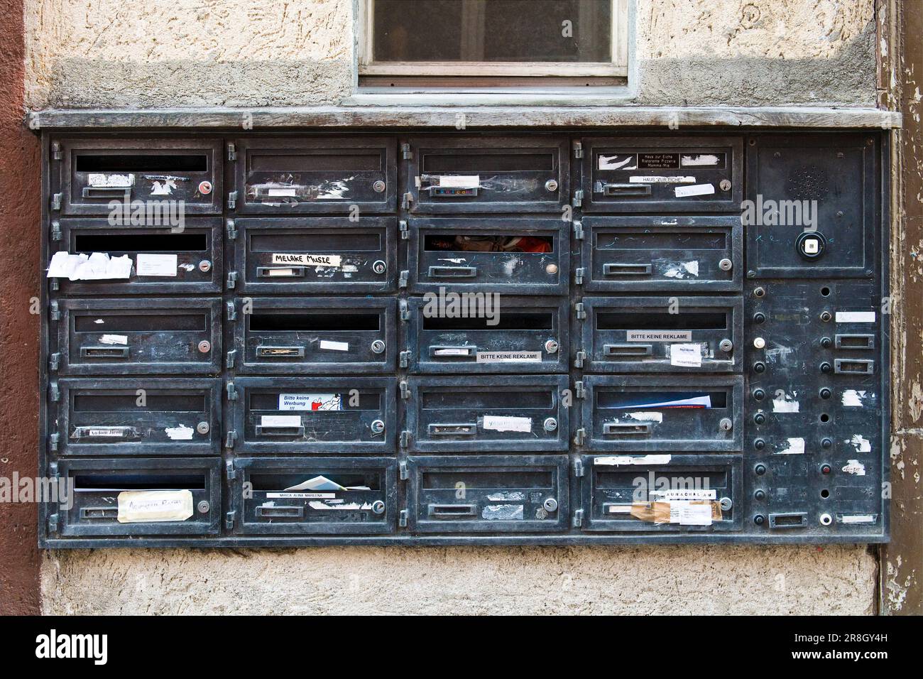 Mail Boxes, Chur, Switzerland Stock Photo Alamy