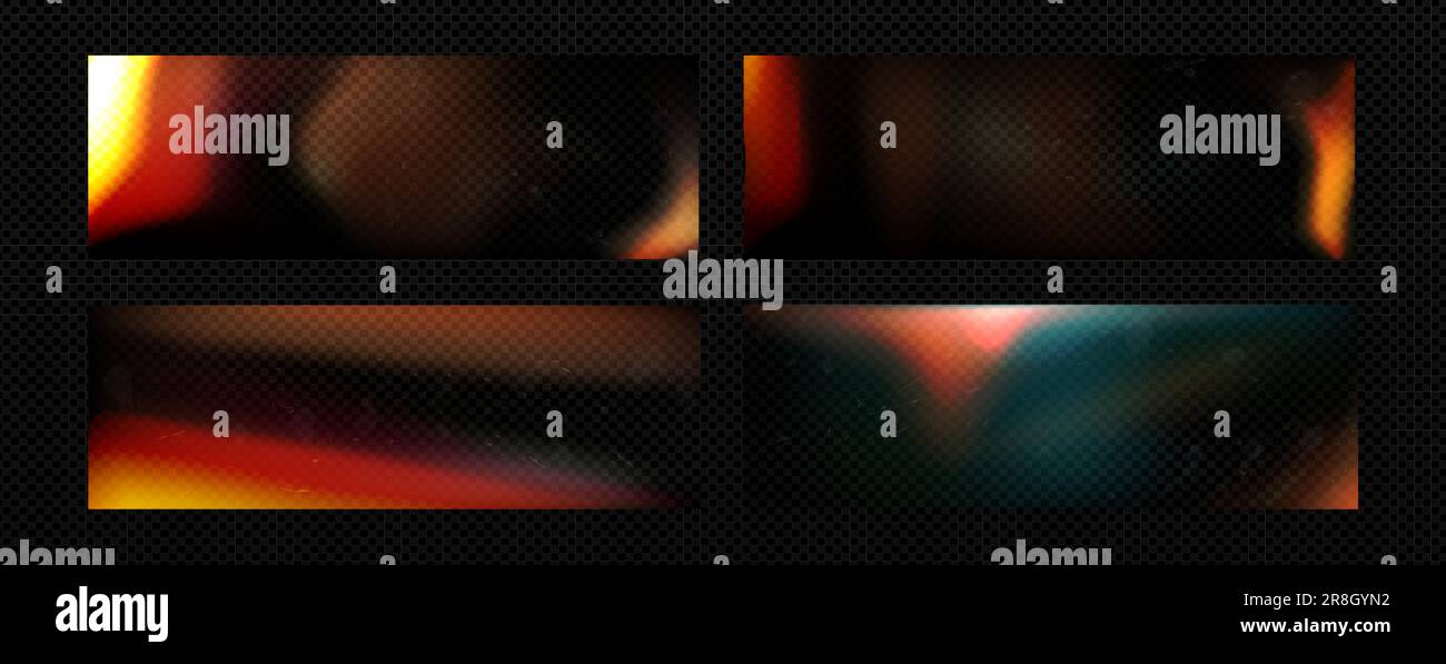 Retro flare photo overlay with hologram and dust texture. Old film