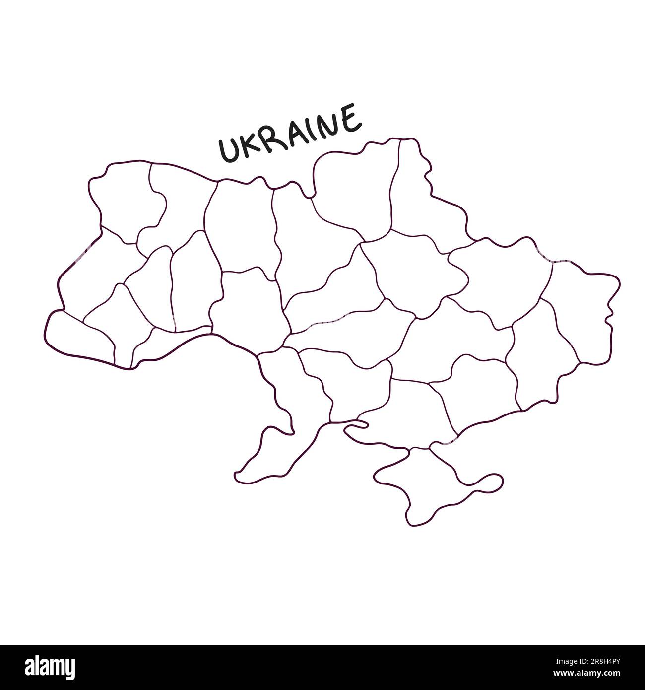 Dnieper river map Cut Out Stock Images & Pictures Alamy
