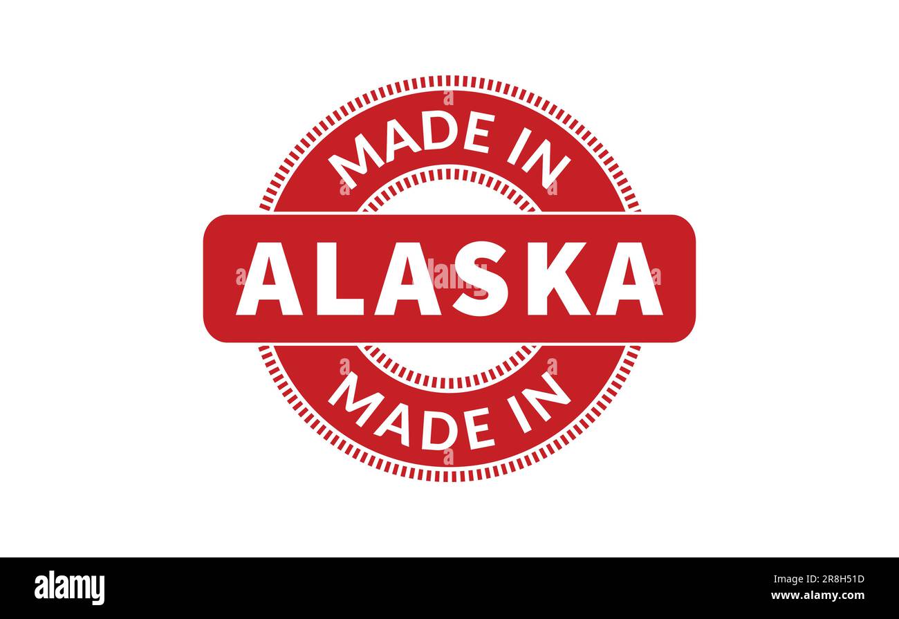 Made In Alaska Rubber Stamp Stock Vector Image & Art Alamy