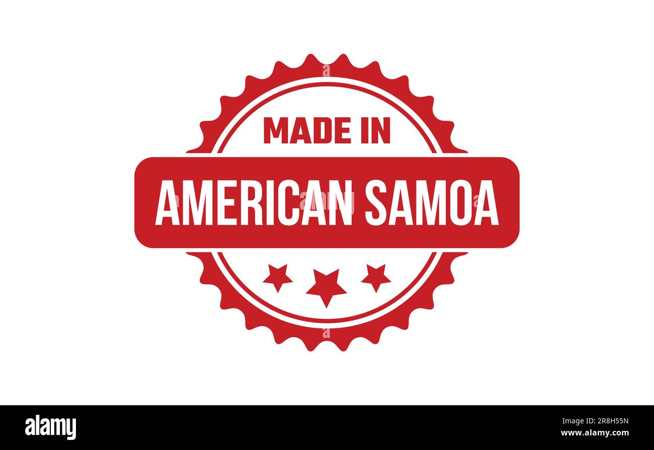 Made In American Samoa Rubber Stamp Stock Vector Image & Art Alamy
