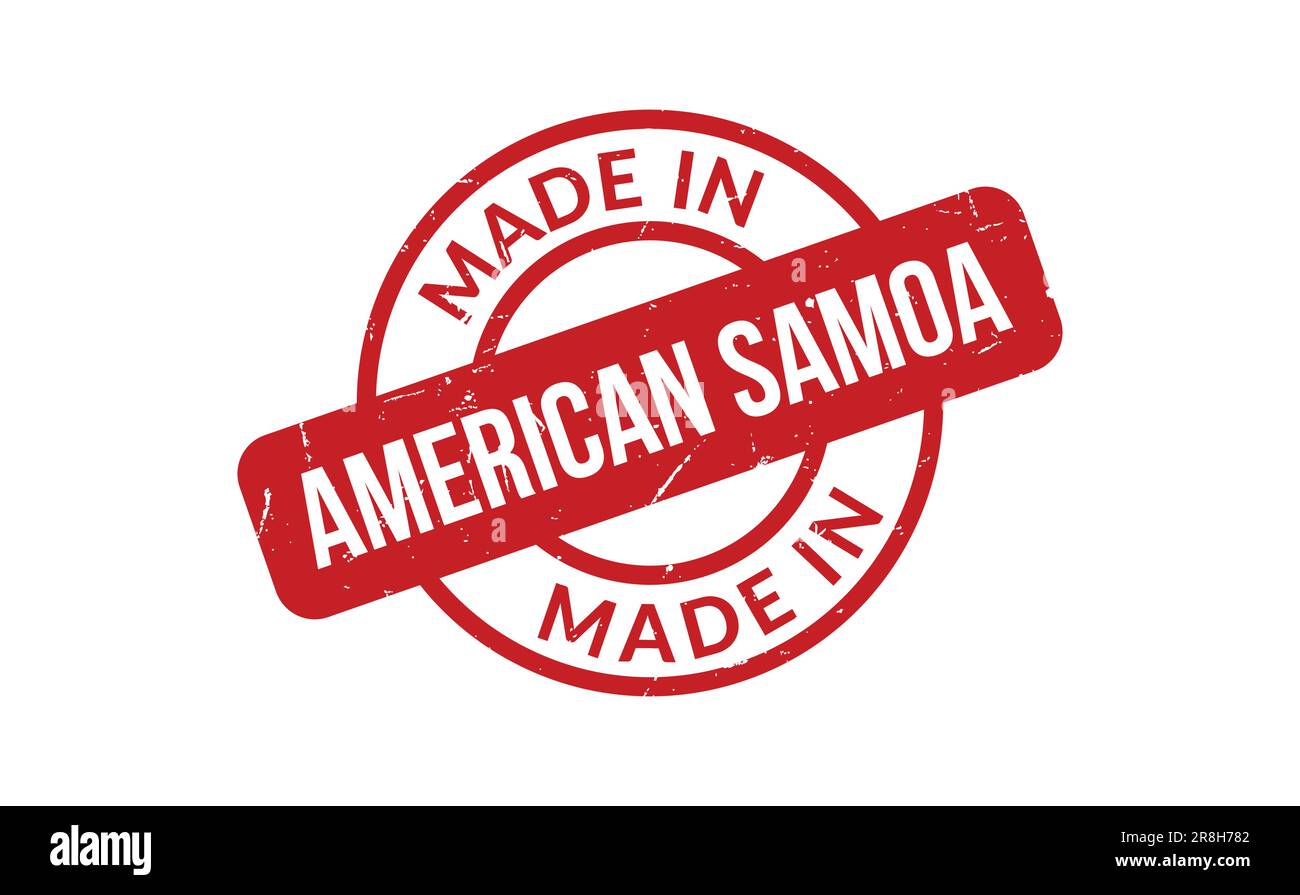 Made In American Samoa Rubber Stamp Stock Vector Image & Art Alamy