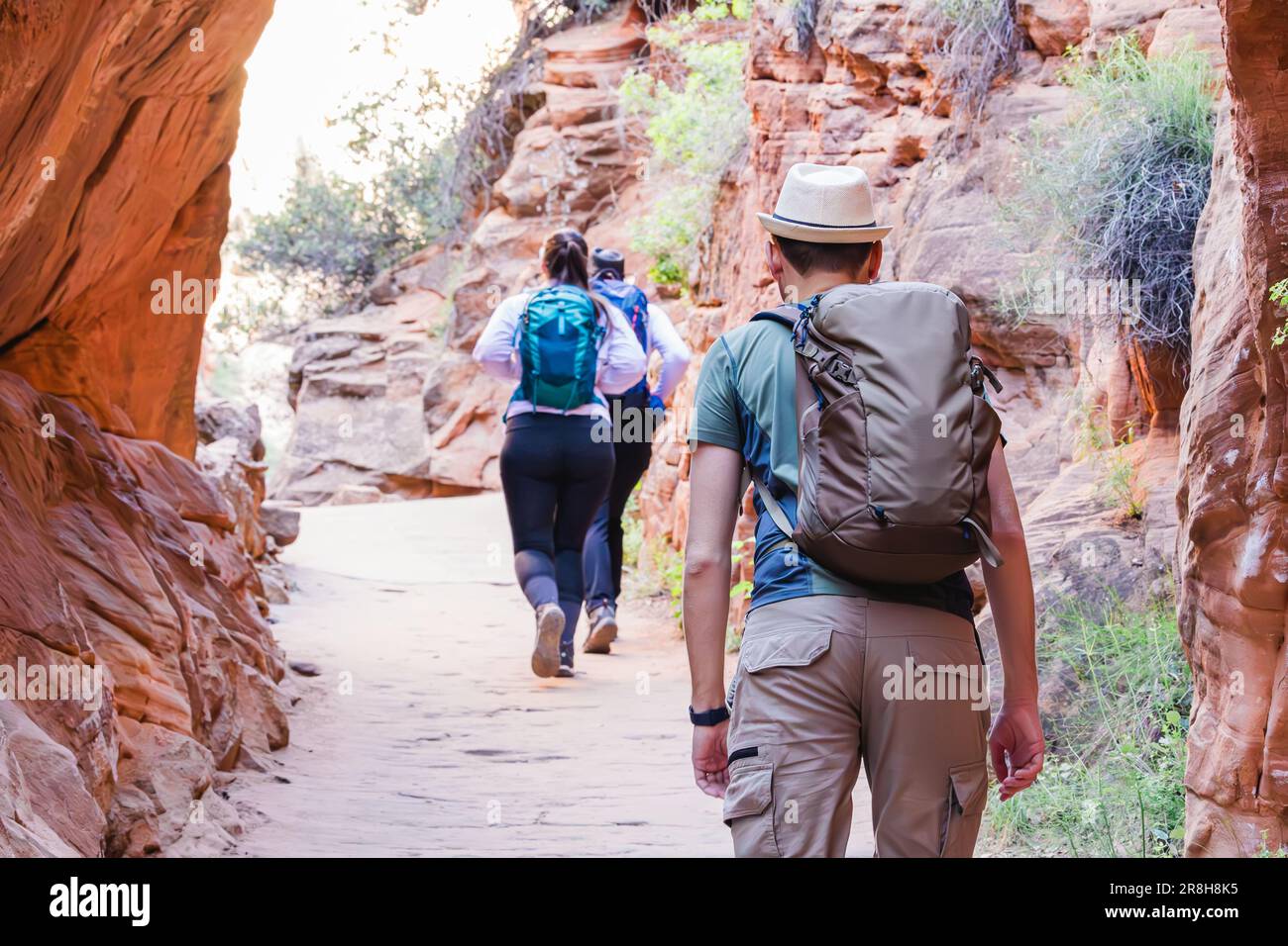 Group of friends hiking hi-res stock photography and images - Alamy