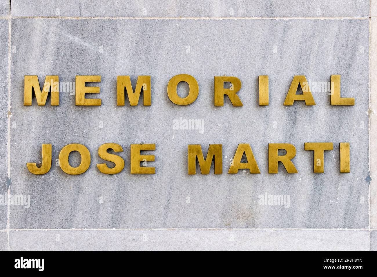 Cuba. Havana. Memorial Jose Marti Stock Photo