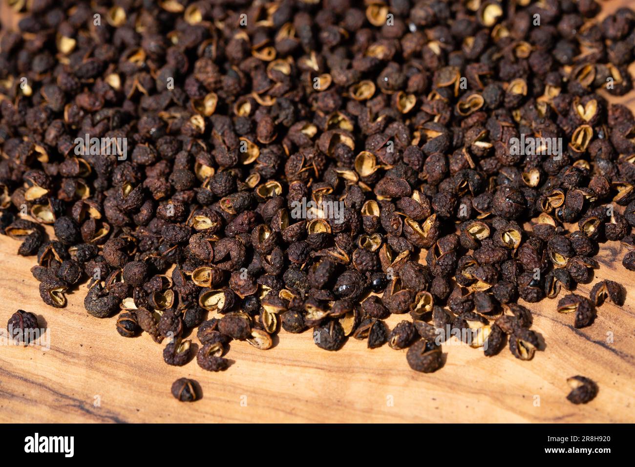Chinese prickly ash or Sichuan pepper Zanthoxylum piperitum Stock Photo