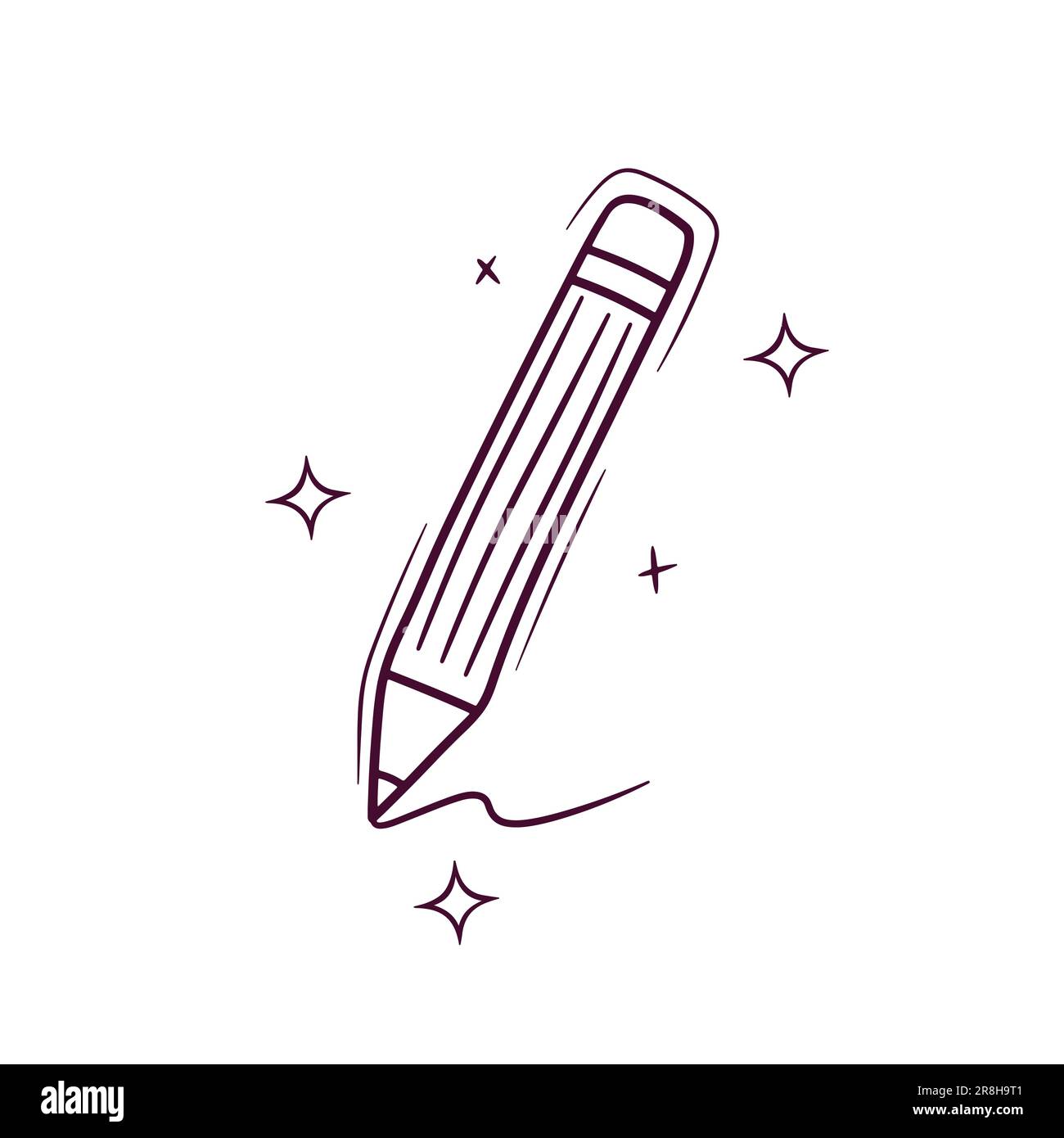 Hand Drawn Pencil Doodle Vector Sketch Illustration Stock Vector Image