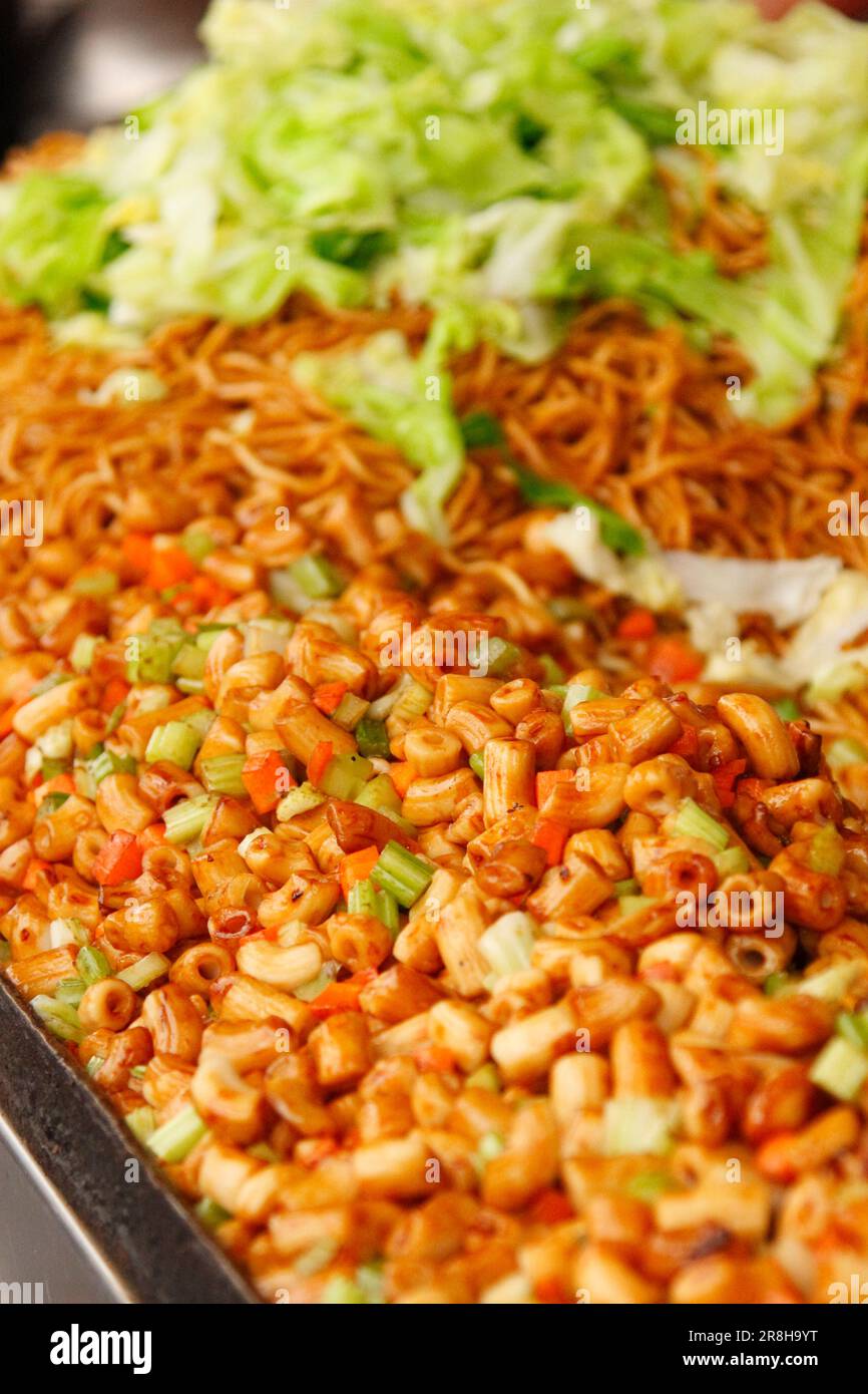 Chinese Cuisine. Food Market In Beijing. China Stock Photo