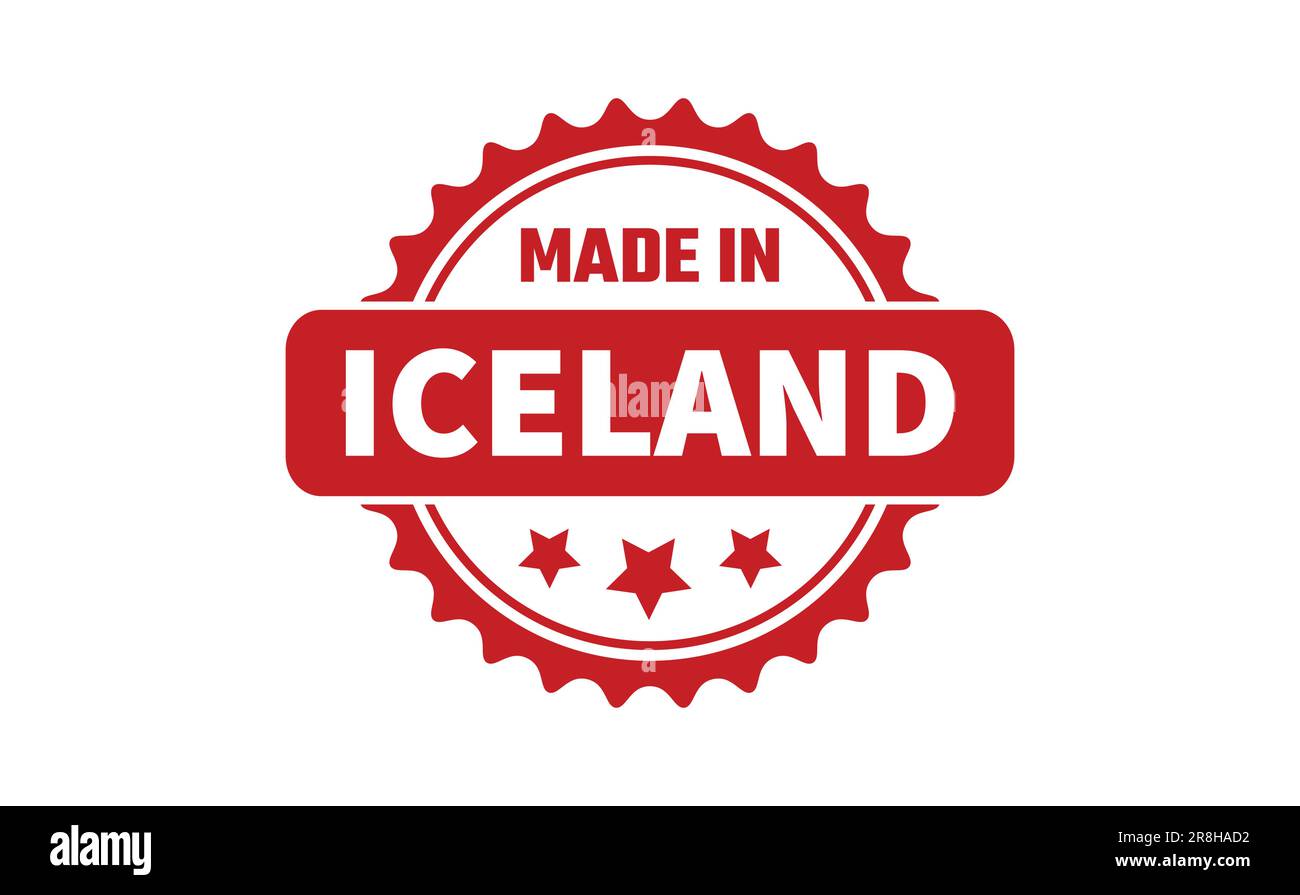 Made In Iceland Rubber Stamp Stock Vector Image & Art Alamy