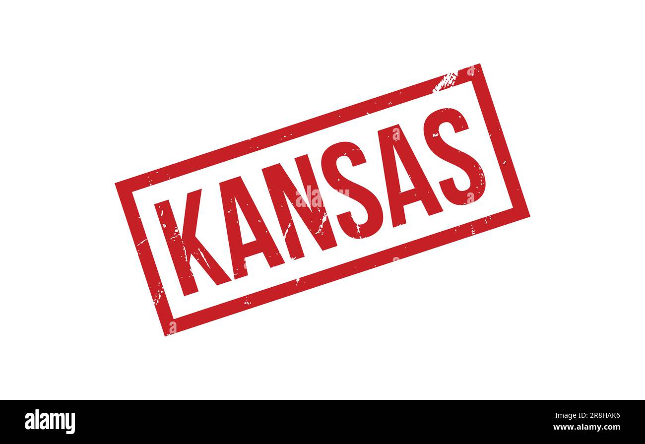 Kansas Rubber Stamp Seal Vector Stock Vector Image & Art Alamy