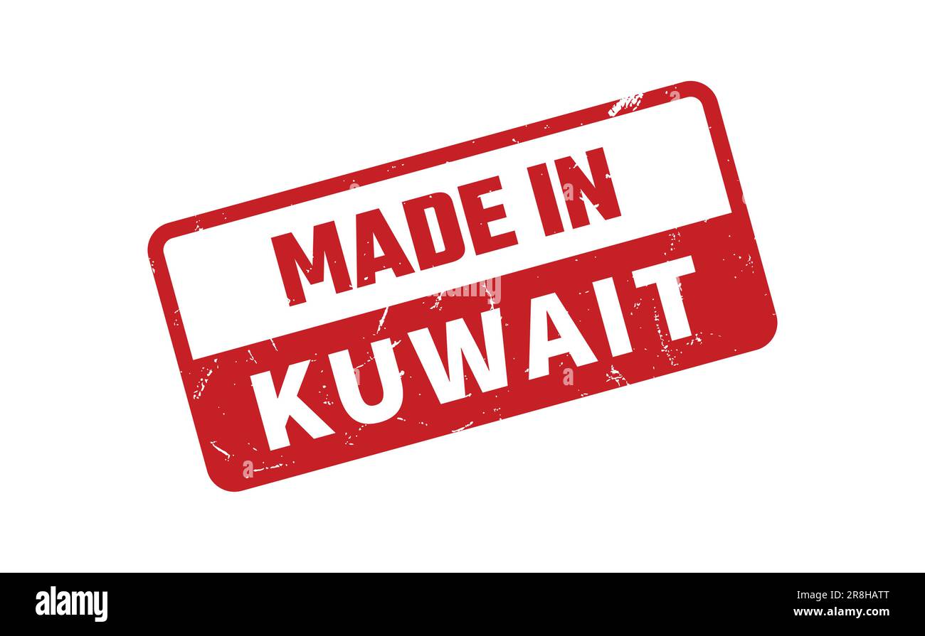 Made In Kuwait Rubber Stamp Stock Vector Image & Art Alamy