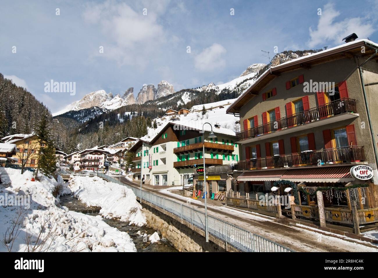 Campitello di Fassa. Trentino Alto Adige. Italy Stock Photo