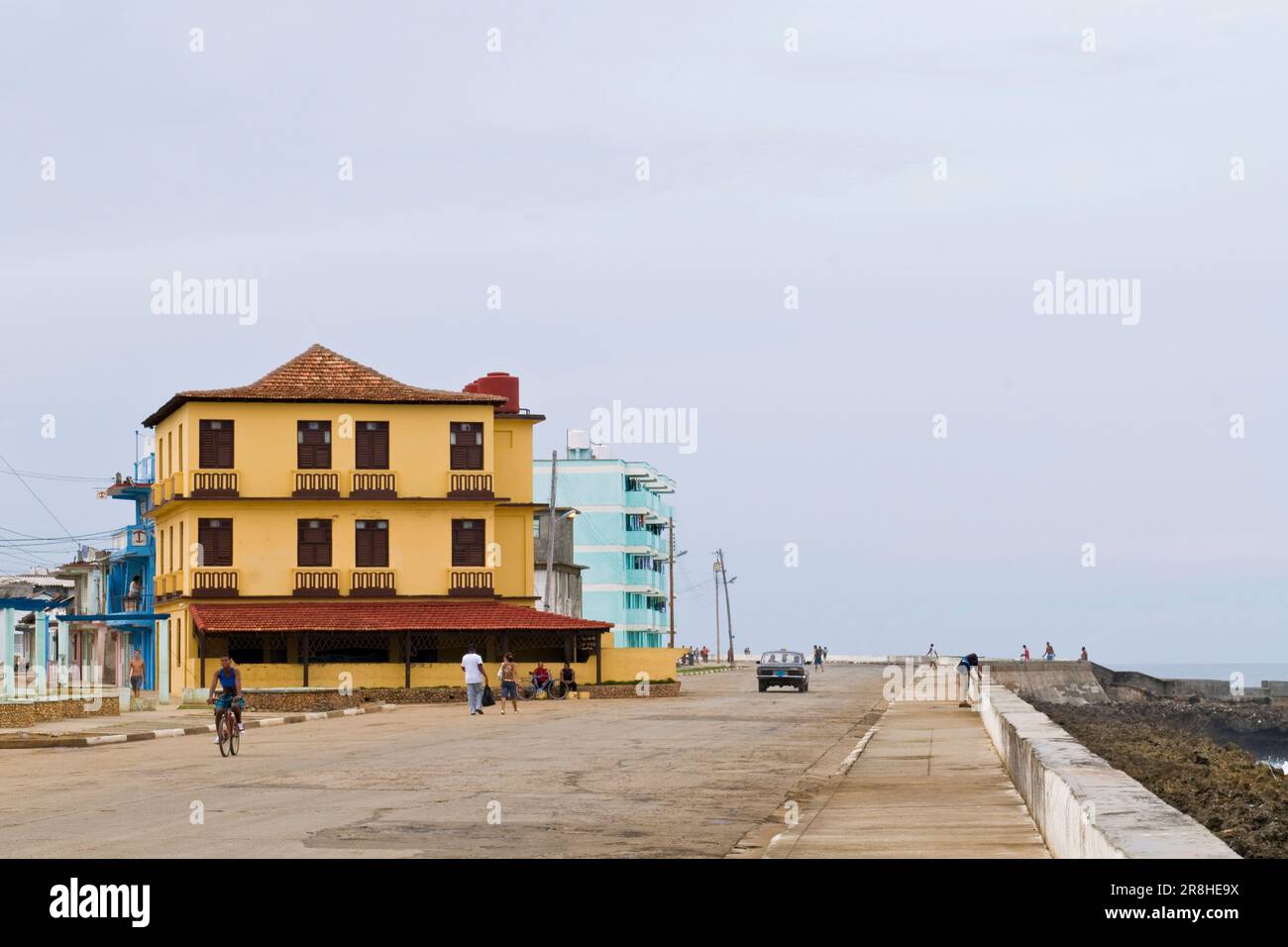 Cuba. Baracoa. Malecon Stock Photo