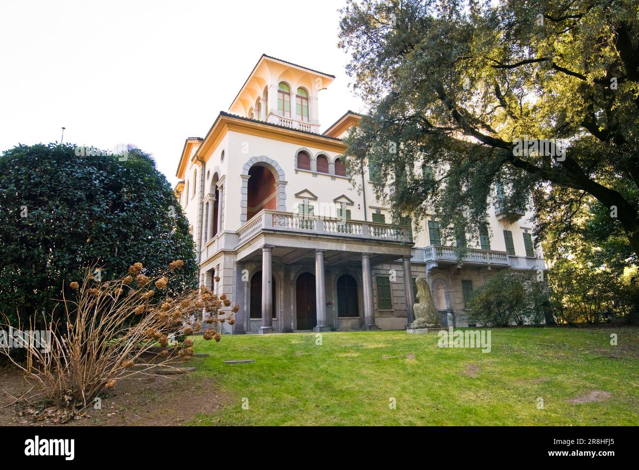 Villa Dei Cedri. Bellinzona. Canton Ticino. Switzerland Stock Photo