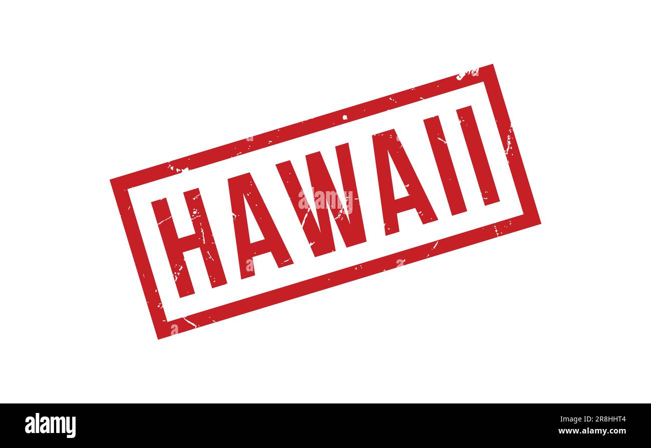 Hawaii Rubber Stamp Seal Vector Stock Vector Image & Art Alamy
