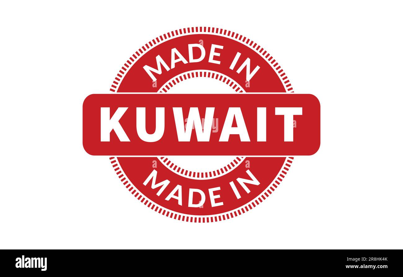 Made In Kuwait Rubber Stamp Stock Vector Image & Art Alamy