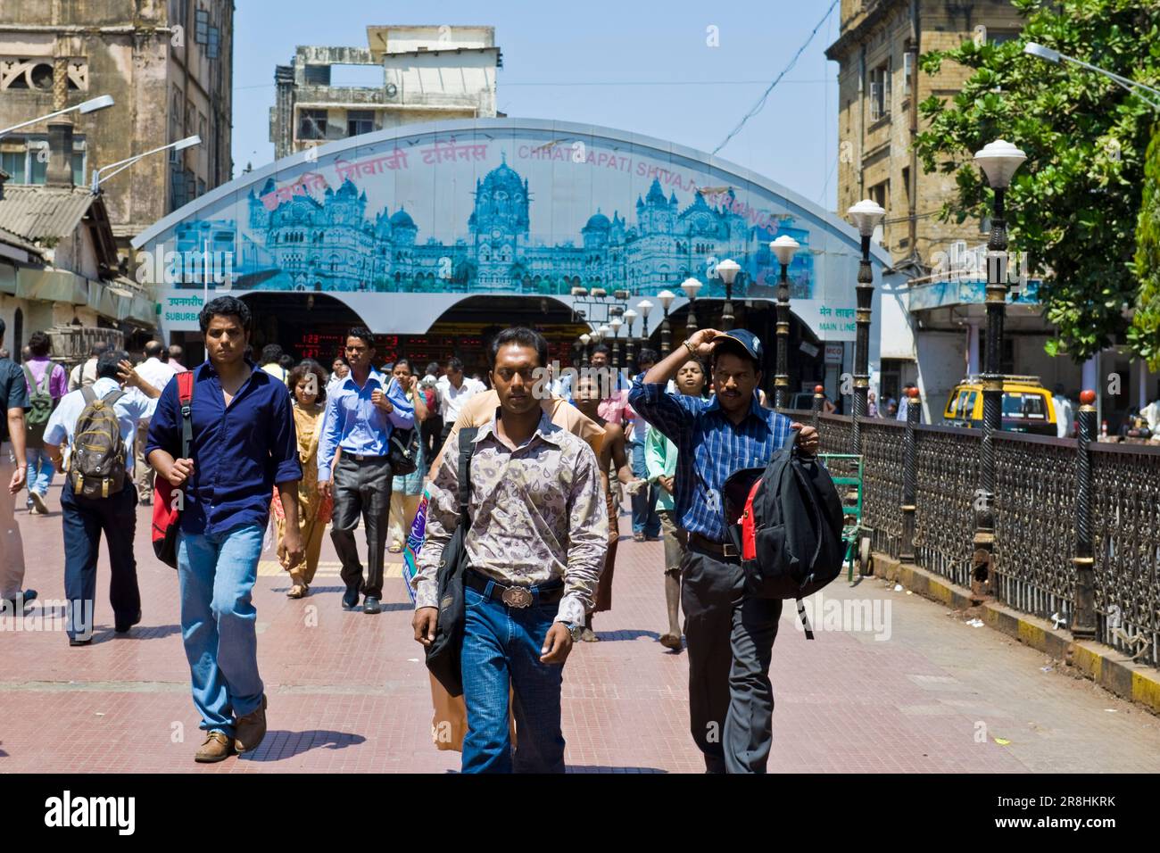 Victoria Station Chhatrapati Shivaji Terminus. Mumbai. India Stock Photo