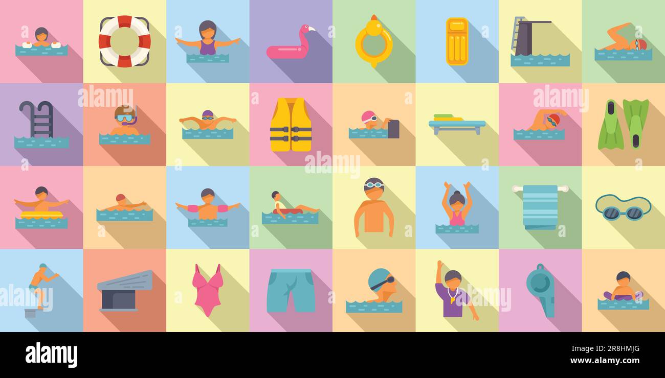 Swimming coach Stock Vector Images - Alamy