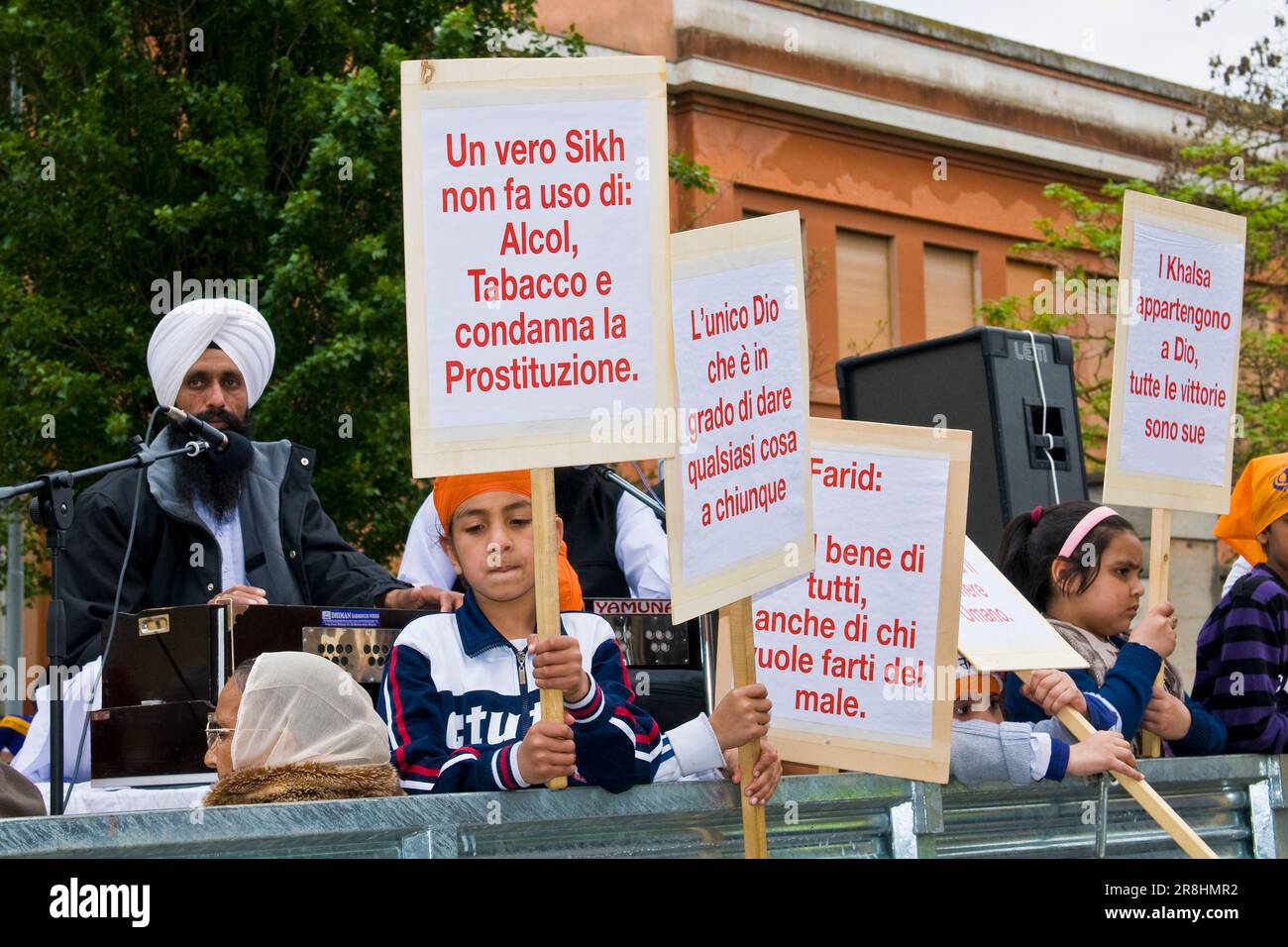 Baisakhi Festival. Novellara Stock Photo