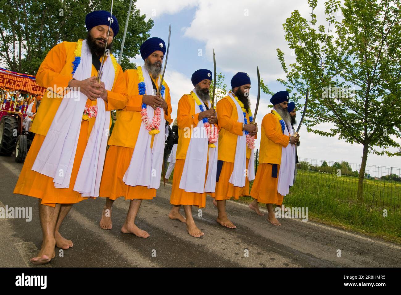 Baisakhi Festival. Novellara Stock Photo