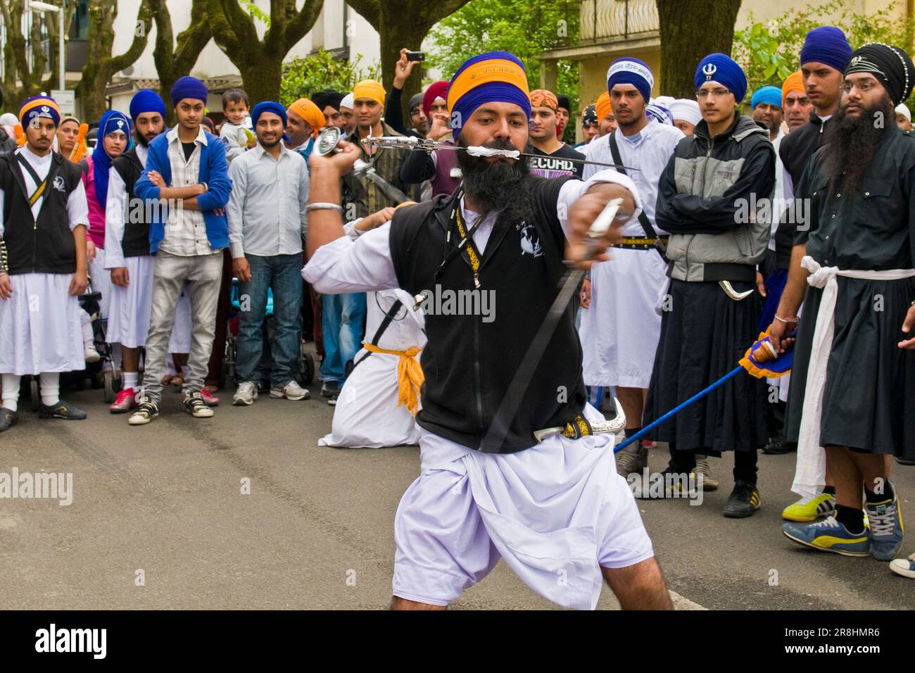 Baisakhi Festival. Novellara Stock Photo