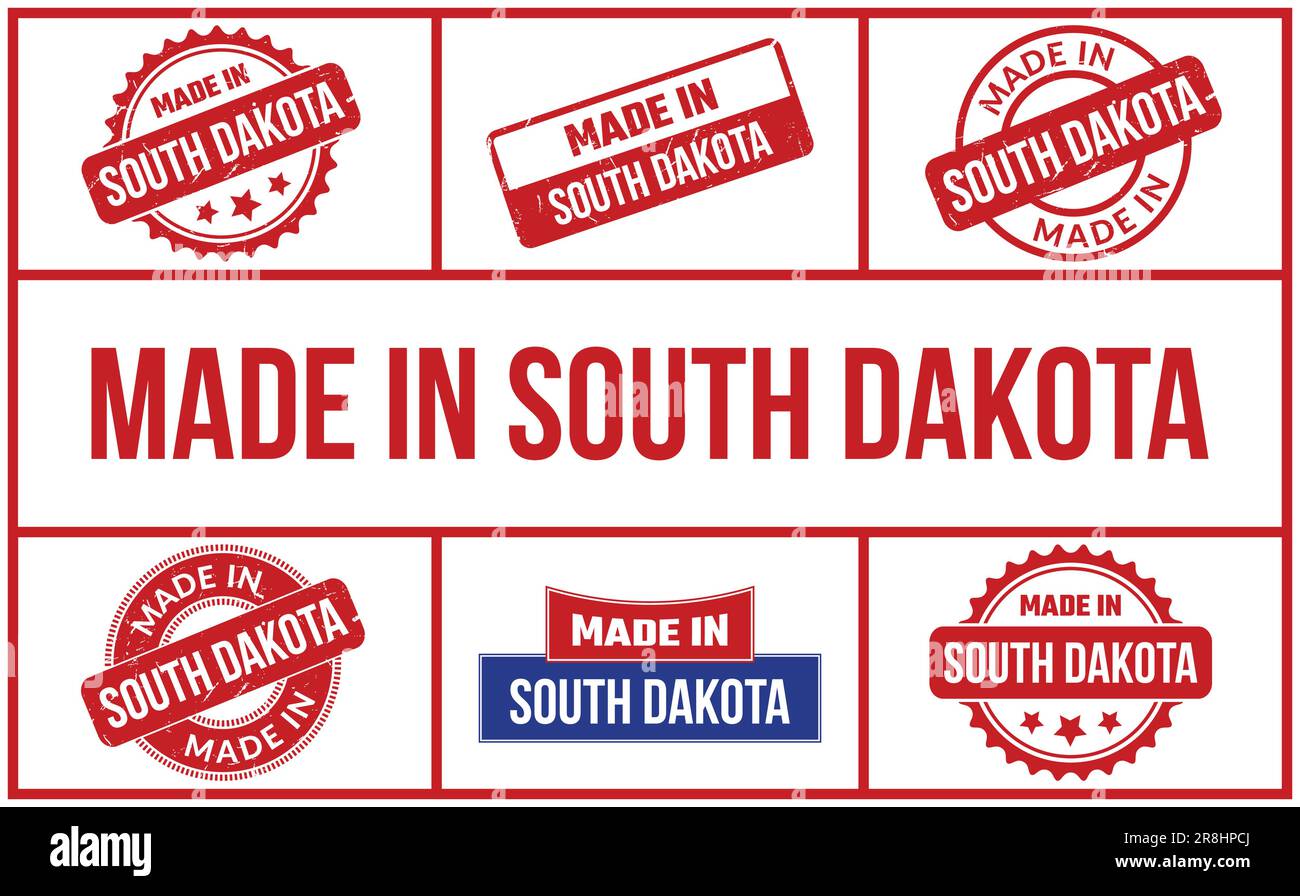 South dakota stamp vector vectors hi-res stock photography and images ...