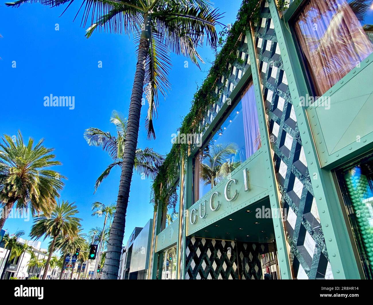 LOUIS VUITTON, Rodeo Drive, Beverly Hills, Los Angeles, California, USA,  “Think Big, Dream Bigger”, (Omari), photo by Faye Mcleo…