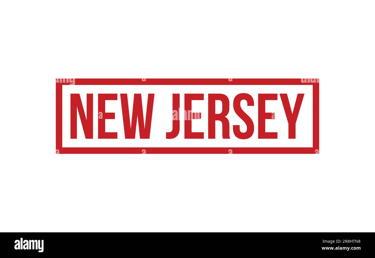 New Jersey Rubber Stamp Seal Vector Stock Vector Image & Art Alamy