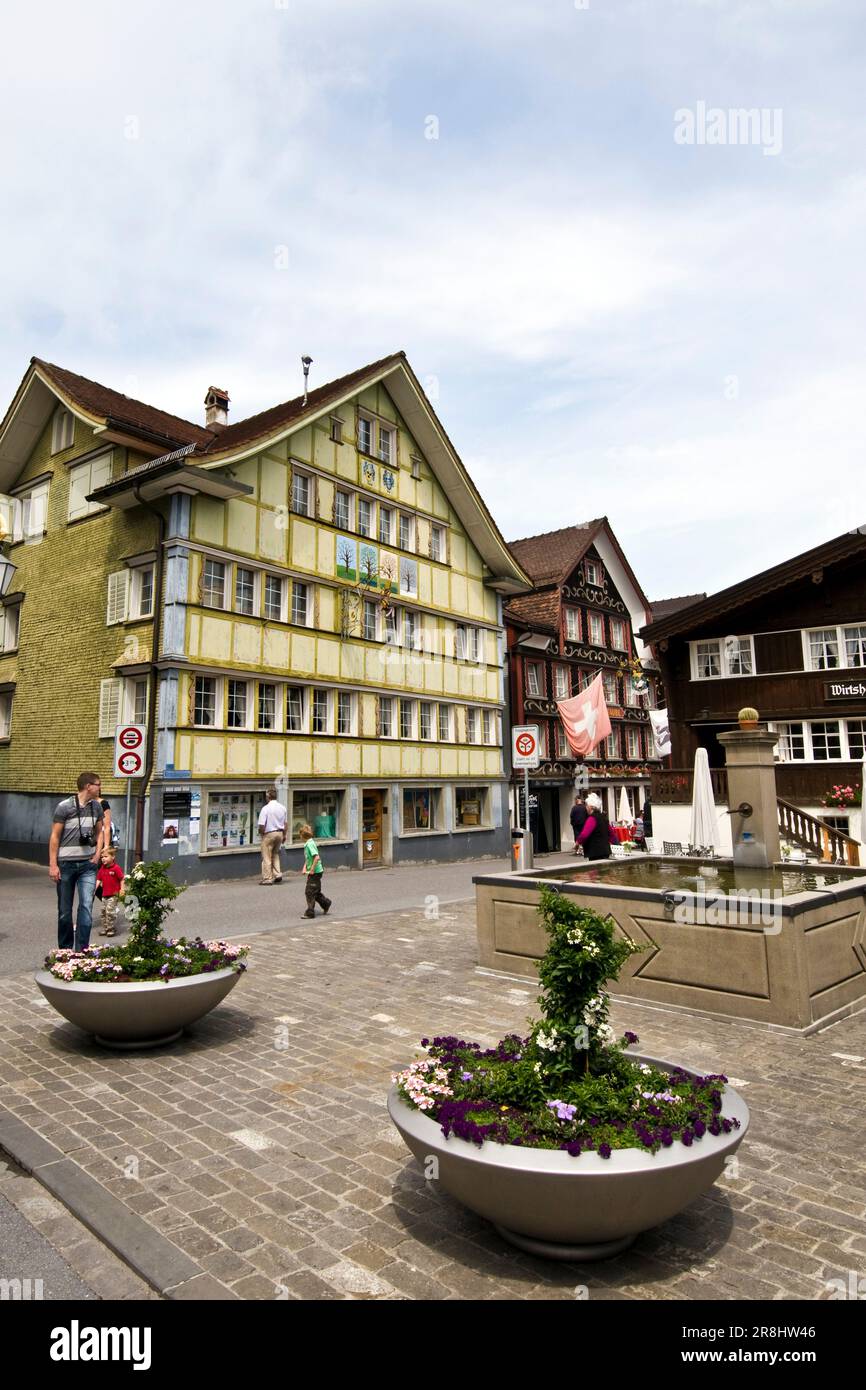 Traditional House. Appenzell. Switzerland Stock Photo - Alamy